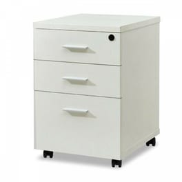 Συρταριέρα Γραφείου Nextdeco Μεταλλική 60x40x44 cm - Λευκή