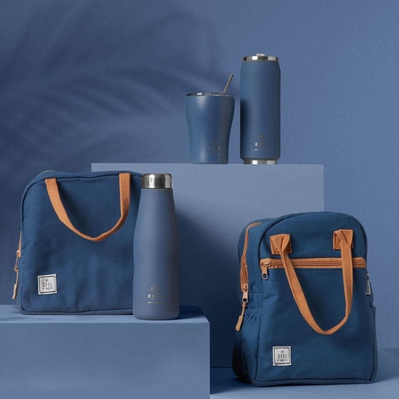 Παγούρι Θερμός Estia Home Art Save The Aegean Denim Blue 500 ml image 7