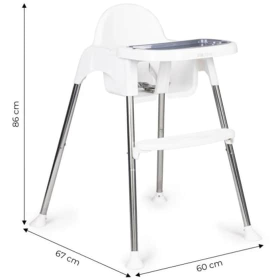 Παιδικό Κάθισμα Φαγητού 2 Σε 1 Ecotoys Hc-135-white image 6