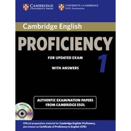 Proficiency 1 for Updated Exam Self-study Pack (Student's Book with Answers and Audio CDs (2))