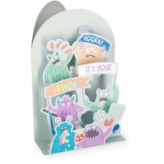 Ευχετήρια Κάρτα Legami Pop-Up Monster L image 1