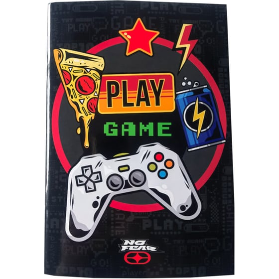 Τετράδιο Καρφίτσα BACK ME UP NO FEAR Β6 Jaguar - Play Game 40 Φύλλων (1 Τεμάχιο - 2 σχέδια) image 2