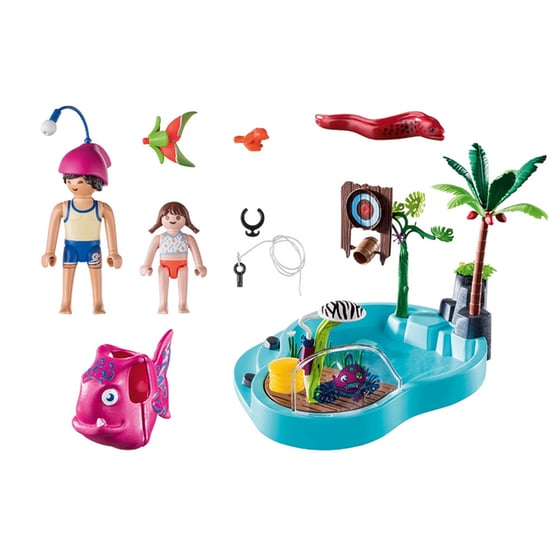 PLAYMOBIL® Family Fun Διασκέδαση στην Πισίνα (70610) image 4