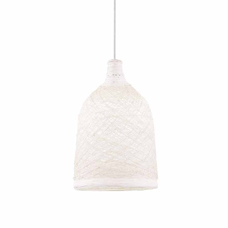 Φωτιστικό Οροφής Μονόφωτο Aca Petra Su05pwh Υφασμάτινο - Λευκό ACA DECOR