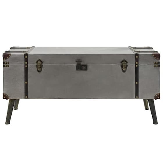 Τραπεζάκι Σαλονιού VidaXL από MDF 102x51x47.5cm - Γκρι image 4