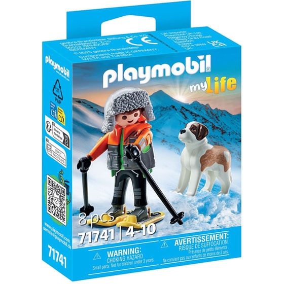 Playmobil Ορειβάτης Με Σκύλο Του Αγίου Βερνάρδου (71741) image 0