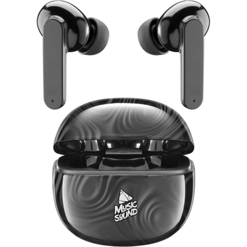 Ακουστικά Bluetooth Cellular Line Music Sound με Θήκη Φόρτισης – Mαύρο