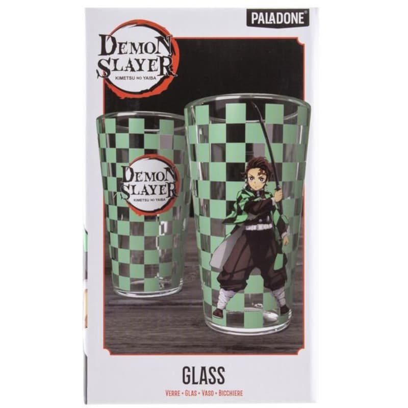 Ποτήρι Γυάλινο PALADONE Demon Slayer 450 ml Διάφανο