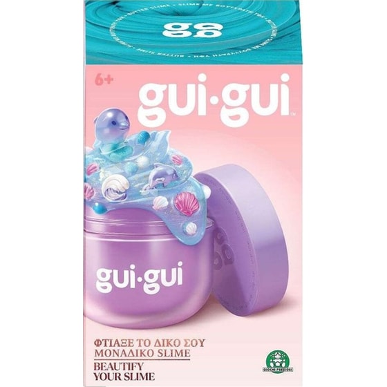 Gui-Gui Slime Βαζάκι με Αρωματική Χλαπάτσα & Φιγούρα (4 Σχέδια) - Τυχαία Επιλογή image 1