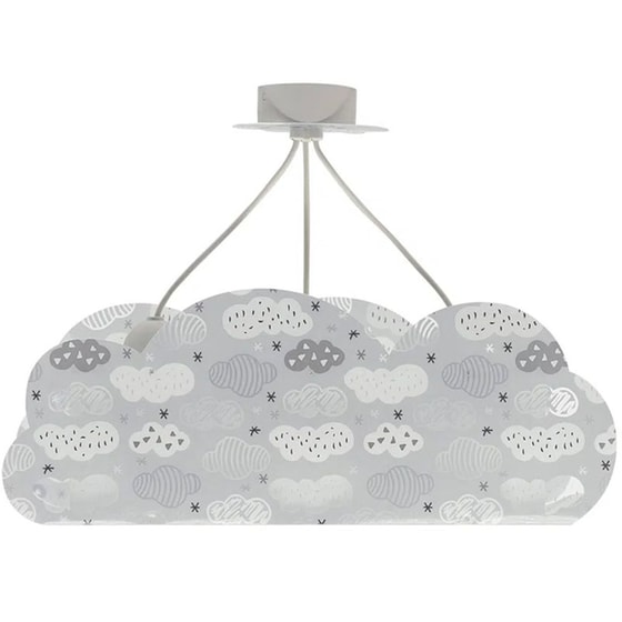 Παιδικό Φωτιστικό Οροφής Ango Clouds 41410E - Γκρι image 1