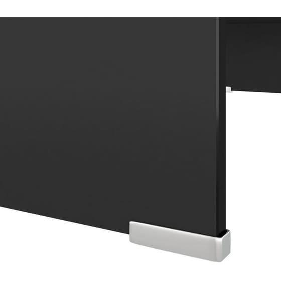 Έπιπλο Τηλεόρασης VidaXL Γυάλινο 70x30x13cm - Μαύρο image 4