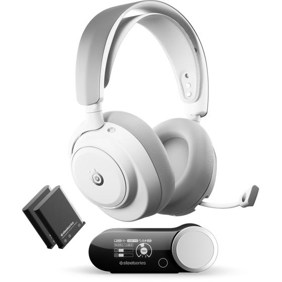 Ασύρματα Gaming Ακουστικά SteelSeries Arctis Nova Pro Omni - White image 8