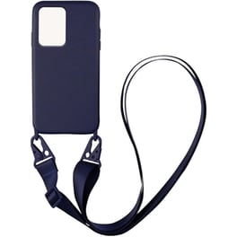 Θήκη Xiaomi Xiaomi 11T/Xiaomi 11T Pro - Sonique Carryhang Liquid Silicone Strap - Μπλε Σκούρο