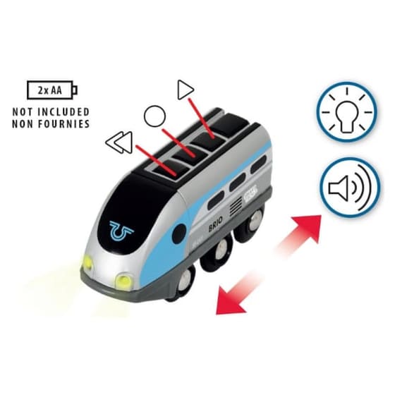 BRIO WORLD Smart Μηχανη Με 2 Τουνελ image 2