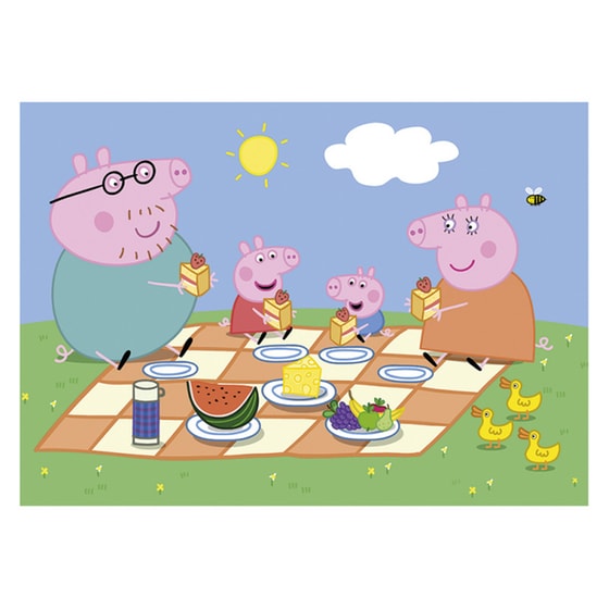Παιδικό Σετ Παζλ Clementoni Super Color Peppa Pig (60/60 Κομμάτια) image 1