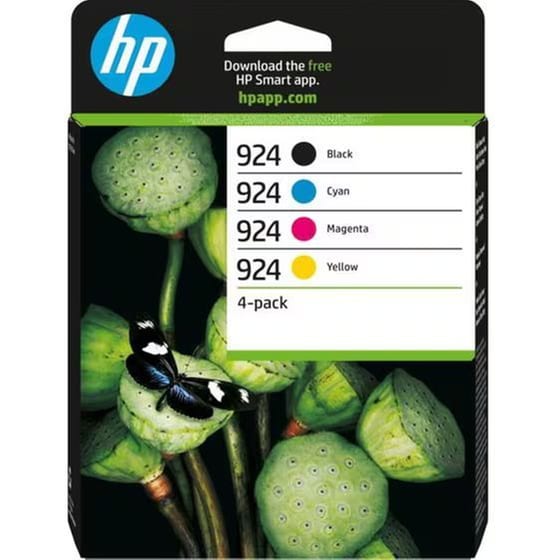 HP 924 Instant Ink Πολλαπλό Μελάνι Εκτυπωτή 6C3Z1NE με 4 δοχεία μελάνης image 0