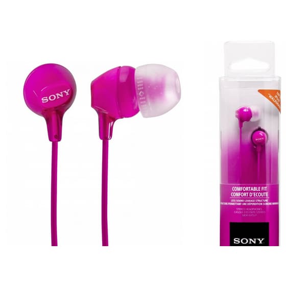 Ακουστικά Sony MDR ZX310APR & MDR EX15LPPI Κόκκινο/Ροζ image 3