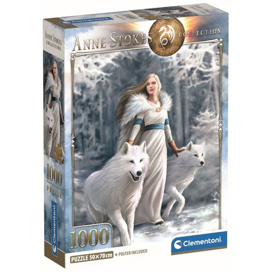 Παζλ Clementoni Anne Stokes: Winter Guardians (1000 Κομμάτια) image 0