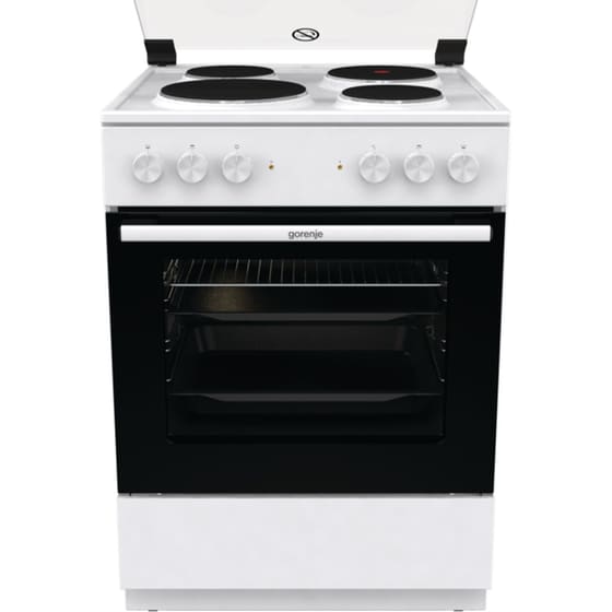 Ηλεκτρική Κουζίνα Εμαγιέ GORENJE GE6A40WB 71 lt Λευκό image 0
