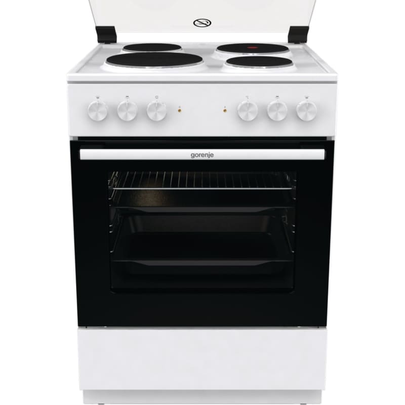 GORENJE Ηλεκτρική Κουζίνα Εμαγιέ GORENJE GE6A40WB 71 lt Λευκό