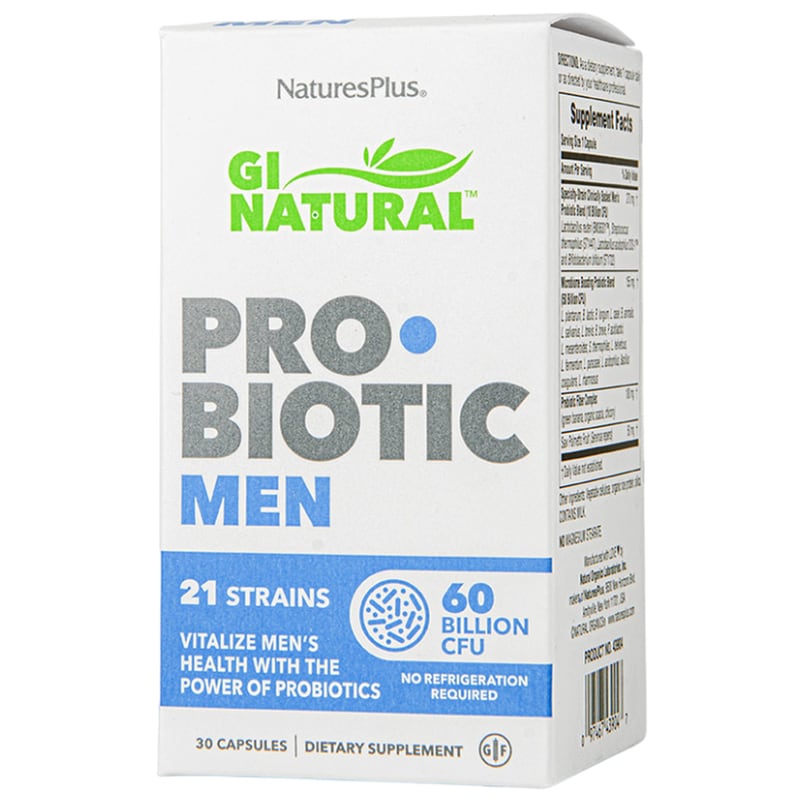 Προβιοτικά Natures Plus Gi Natural Probiotic Men - 30 κάψουλες φωτογραφία