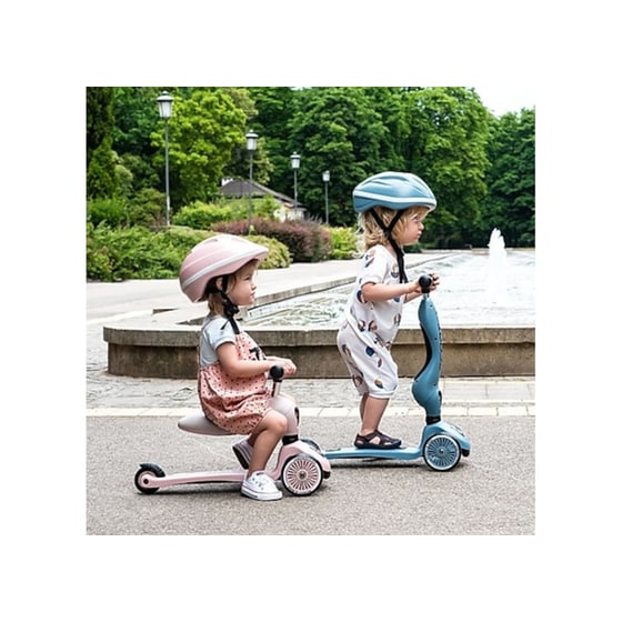 Παιδικό Πατίνι Τρίτροχο Πολυμορφικό 2 σε 1 Scoot & Ride Highwaykick 1 - Steel image 3