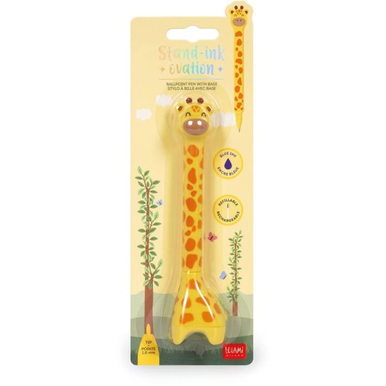 Στυλό Διαρκείας Legami με Βάση Giraffe Μπλε 1.0mm image 4