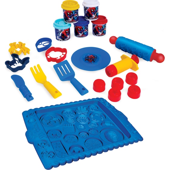 Σετ Πλαστελίνη AS Company Marvel Spiderman Baking Set με 5 Βαζάκια & Αξεσουάρ image 1