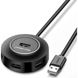 Hub Ugreen CR106 USB 2.0 - Μαύρο