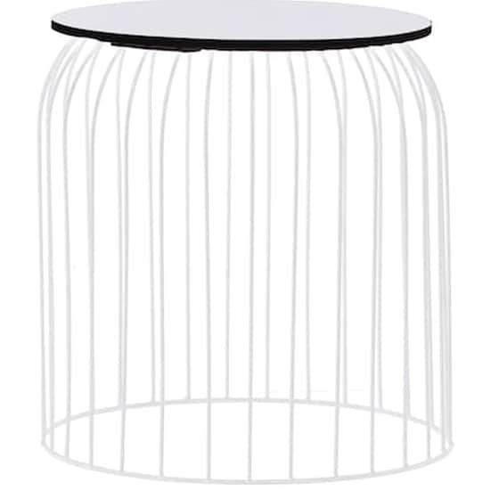 Σετ Τραπεζάκια Σαλονιού VidaXL από Μασίφ Ξύλο 3 Τμχ - Λευκά image 4