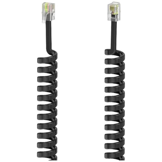Καλώδιο HAMA 1.5 m RJ10 4p4c RJ10 4p4c Μαύρο image 0