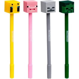 Στυλό Διαρκείας Puckator Minecraft 2 Μαύρο (1 Τεμάχιο)