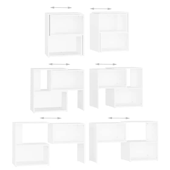 Έπιπλο Τηλεόρασης VidaXL από Μοριοσανίδα 104x30x52cm - Λευκό image 3