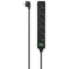 Πολύπριζο Surge Protector HAMA 6 Schuko 1.4M - Black