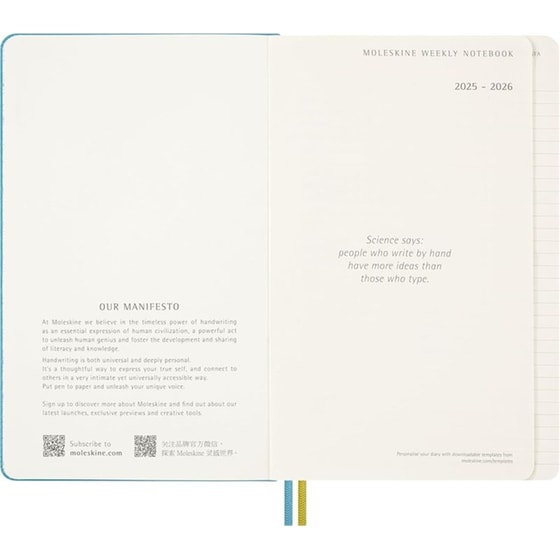 Ημερολόγιο Εβδομαδιαίο Moleskine 2025-2026 18Μ Large Peanuts image 3
