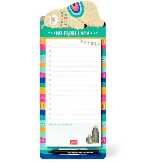 Σημειωματάριο Μαγνητικό Legami Don't Forget No Probllama image 1