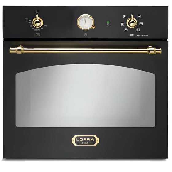 LOFRA FRNM66GE 65 Lt Μαύρο Εντοιχιζόμενος Φούρνος Άνω Πάγκου Φυσικού Αερίου image 0