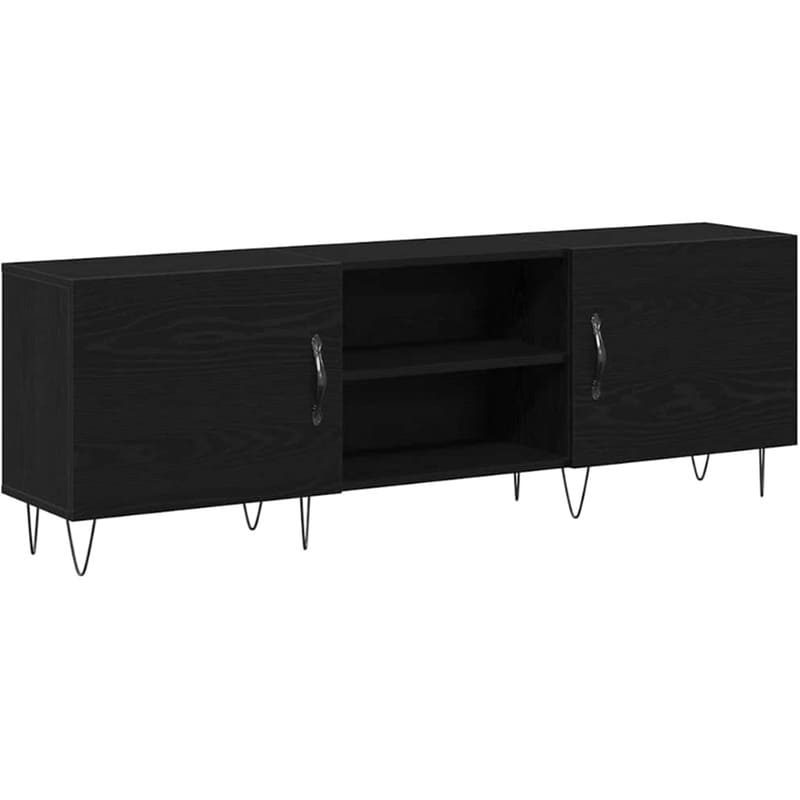 Έπιπλο Τηλεόρασης VidaXL 150 x 30 x 50 cm - Μαύρη Οξιά