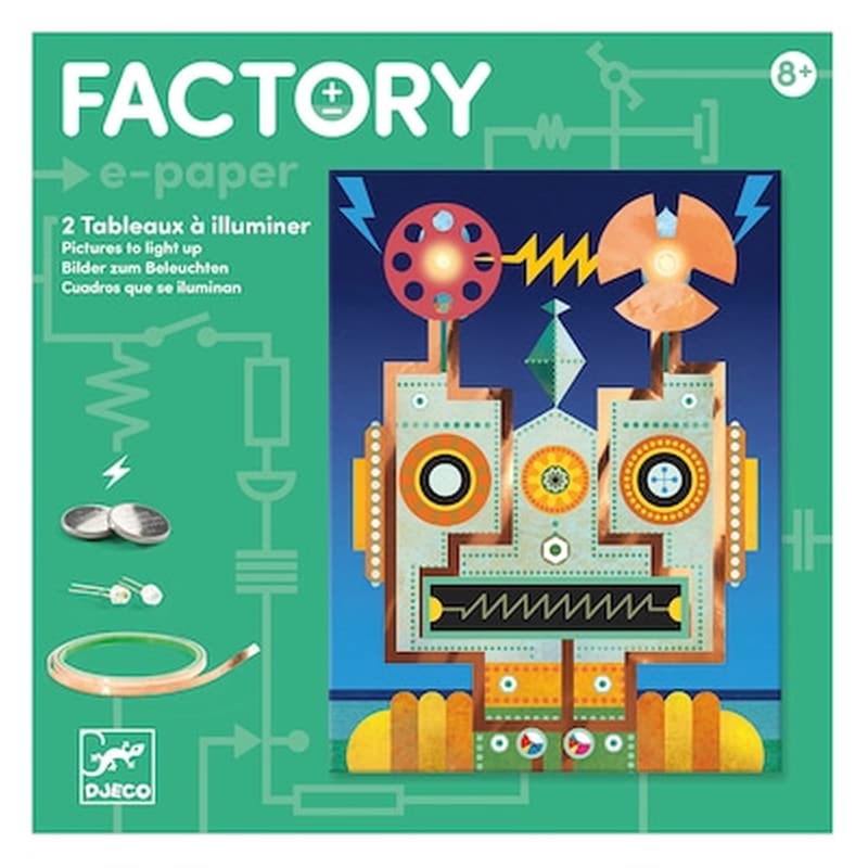 Djeco Κατασκευή Factory ρομπότ