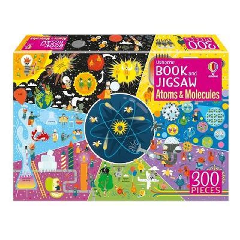 Usborne Book and Jigsaw Atoms and Molecules