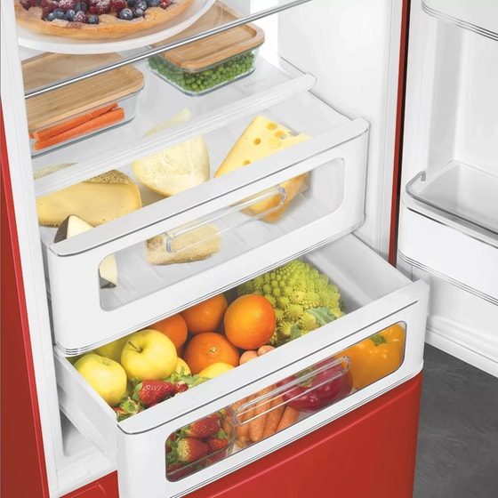 SMEG FAB32RRD6 332 Lt Total No Frost Κόκκινο Ψυγειοκαταψύκτης image 9