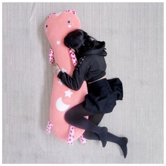 Momomi Λούτρινο Μαξιλάρι Αγκαλιάς - Yuki 80 cm image 3