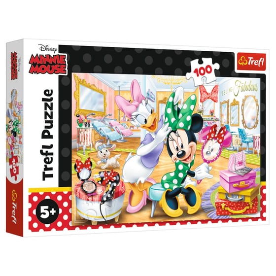 Παιδικό Παζλ Trefl Minnie At A Beauty Store (100 Κομμάτια) image 0