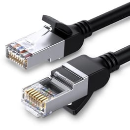 Ugreen U/utp Cat6 Καλώδιο Ethernet 2m - Μαύρο