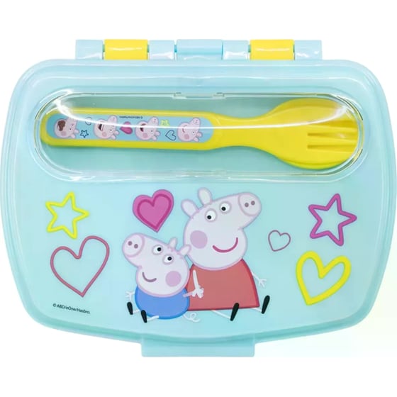 Φαγητοδοχείο Stor Με Κουτάλι Και Πιρούνι Peppa Pig - 1 Θέση image 1