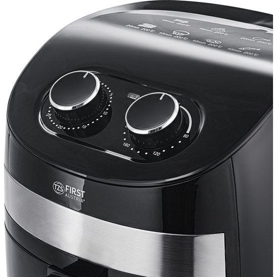 FIRST AUSTRIA FA-5053-2 με Αποσπώμενο Κάδο 1000 W 3.2 L Μαύρο Φριτέζα Αέρος image 4