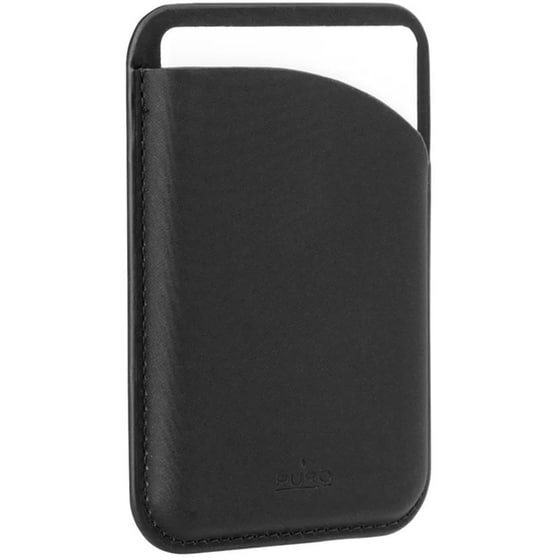Θήκη Apple iPhone - Puro Mag Wallet Card Holder - Black image 3