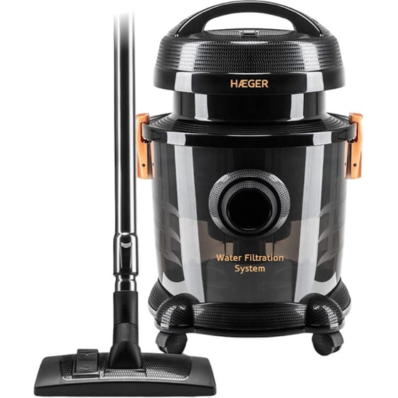 HAEGER VC-12W.044A 1200  W με Σακούλα 7 L Μαύρο Ηλεκτρική Σκούπα image 0