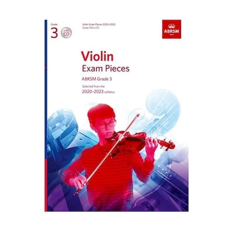 ABRSM Abrsm - Violin Exam Pieces 2020-23 Score - Part, Grade 3 - Cd