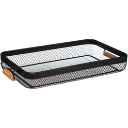 Δίσκος Σερβιρίσματος Spitishop Μεταλλικός 51x26.5x7.5cm - Μαύρο